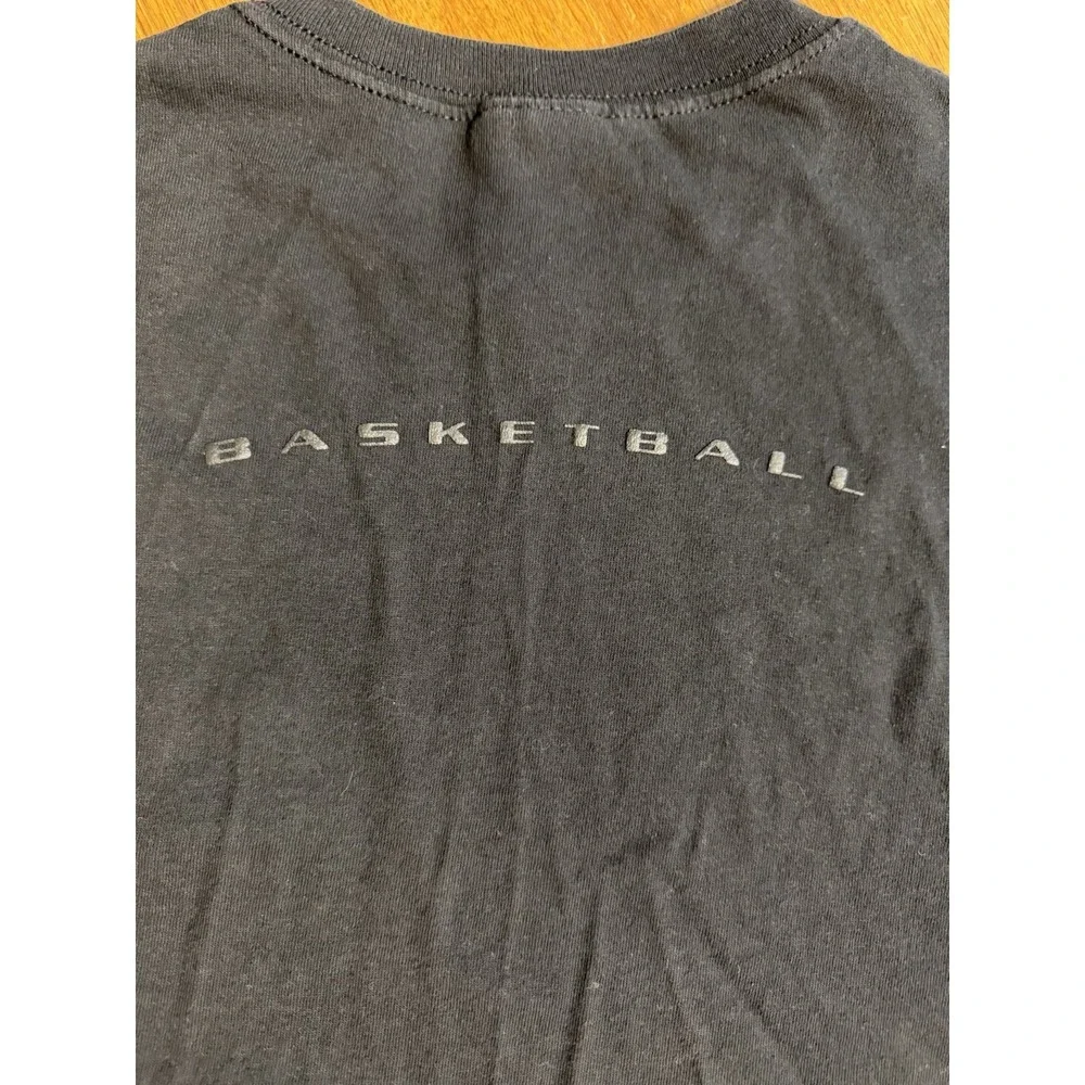 Vintage Adidas Basketball Muscle Tank XL Black‎ Made USA Sleeveless Tee 00s